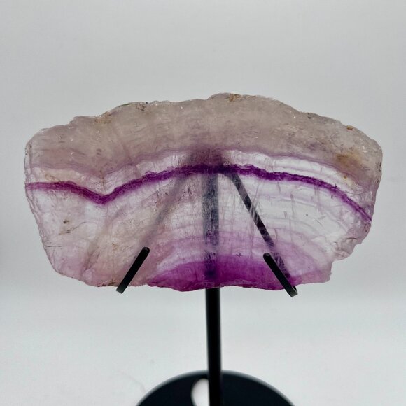 Natural Purple Rainbow Fluorite Crystal Slab Rough stone healing rainbows - Picture 3 of 3